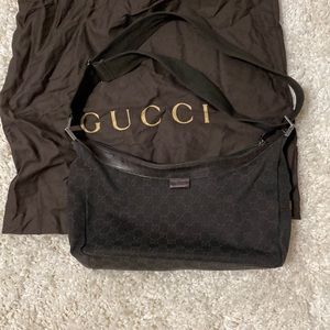 Gucci GG Canvas vintage shoulder bag
